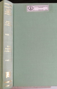 Image of Ancient Indian Tradition and Mythology Series Vol. 41 (Puranas in Translation) : The Padma Purana Part III